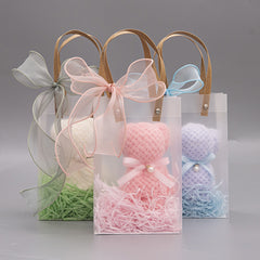 Frosted Teddy Bear Towel Wedding Bridesmaid Gift