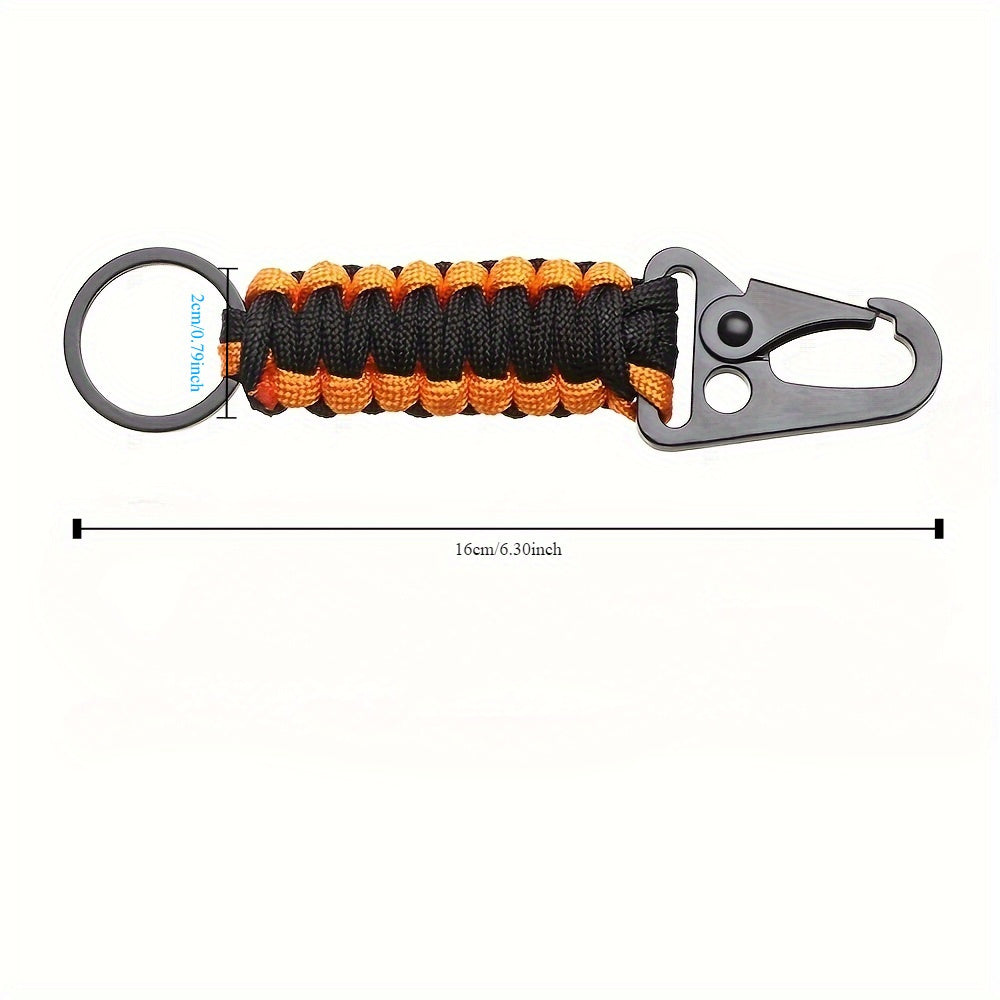 Men's Outdoor Lanyard Keychain Bottle Opener Survival Tool