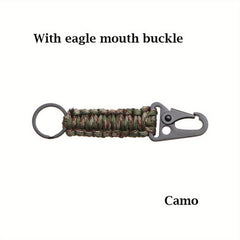Men's Outdoor Lanyard Keychain Bottle Opener Survival Tool
