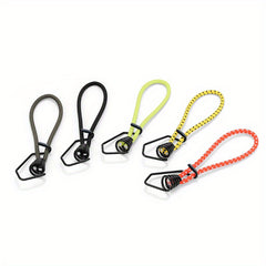 5pcs Tent Elastic Rope Bungee Cord Hooks for Camping, Boats, and Luggage