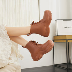 Women's Waterproof Rain Boots Anti-slip Platform Work Boots