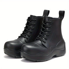 Women's Waterproof Rain Boots Anti-slip Platform Work Boots