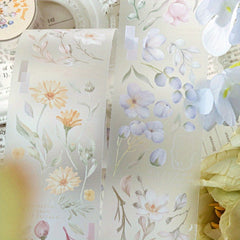 Flower Architectural Scrapbook Tape Sticker DIY Decoration