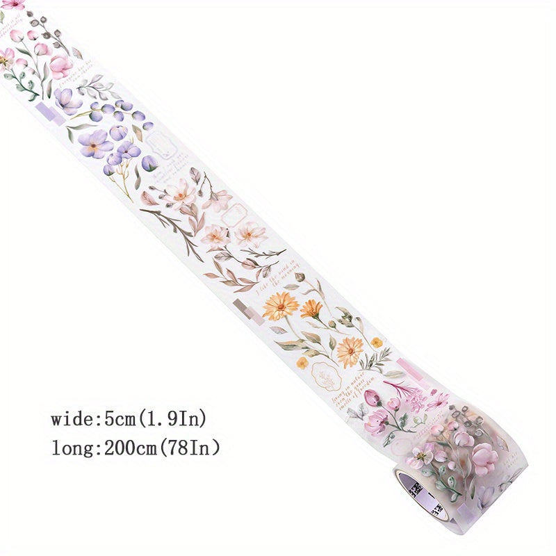 Flower Architectural Scrapbook Tape Sticker DIY Decoration