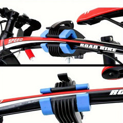 Space Saving Wall Mount Bike Rack with Clamped Parking Stands