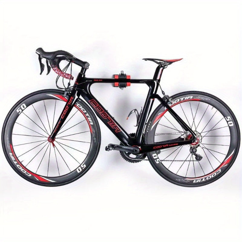 Space Saving Wall Mount Bike Rack with Clamped Parking Stands