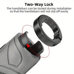 1pair Bike Grips Mountain Road Cycling Soft Rubber Anti-slip Handlebar Cover