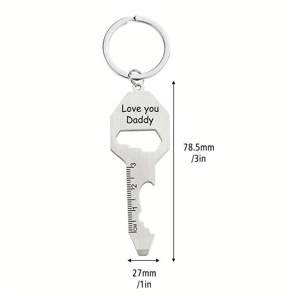 Stainless Steel Keychain Bottle Opener with Velvet Bag