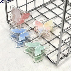 Gradient Butterfly Acrylic Clip Sticky Notes Clip