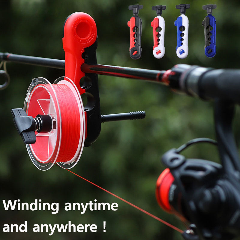 2pcs Fishing Line Winder Portable Reel Line Spooler