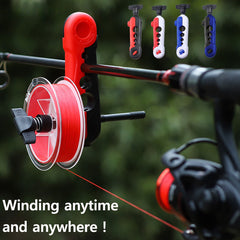 2pcs Fishing Line Winder Portable Reel Line Spooler