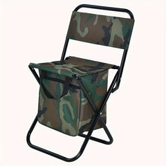 Portable Folding Chair For Camping Fishing with Zipper Storage Bag