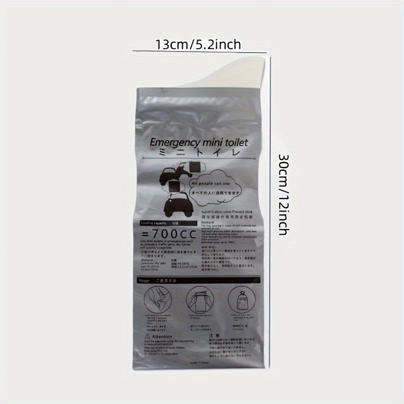 5pcs Outdoor Emergency Urinate Bags for Travel Mini Mobile Toilet
