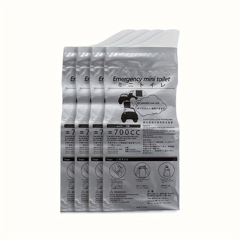 5pcs Outdoor Emergency Urinate Bags for Travel Mini Mobile Toilet