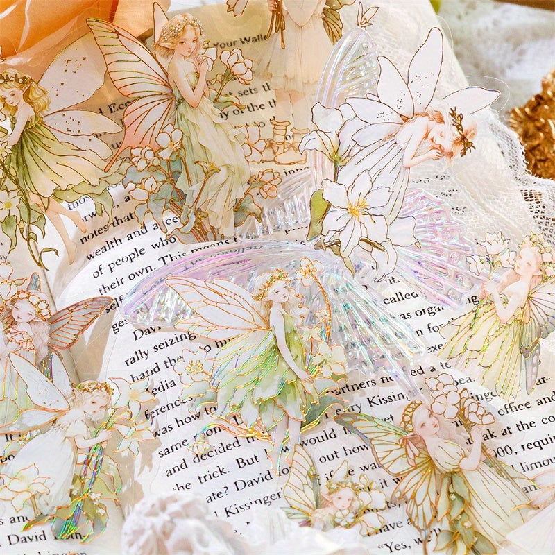 30pcs Fairy Sticker Bag Waterproof Cup Scrapbook Prize