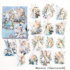 30pcs Fairy Sticker Bag Waterproof Cup Scrapbook Prize