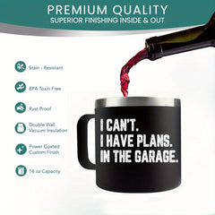 Insulated Coffee Mug Stainless Steel Travel Mug 14 Oz