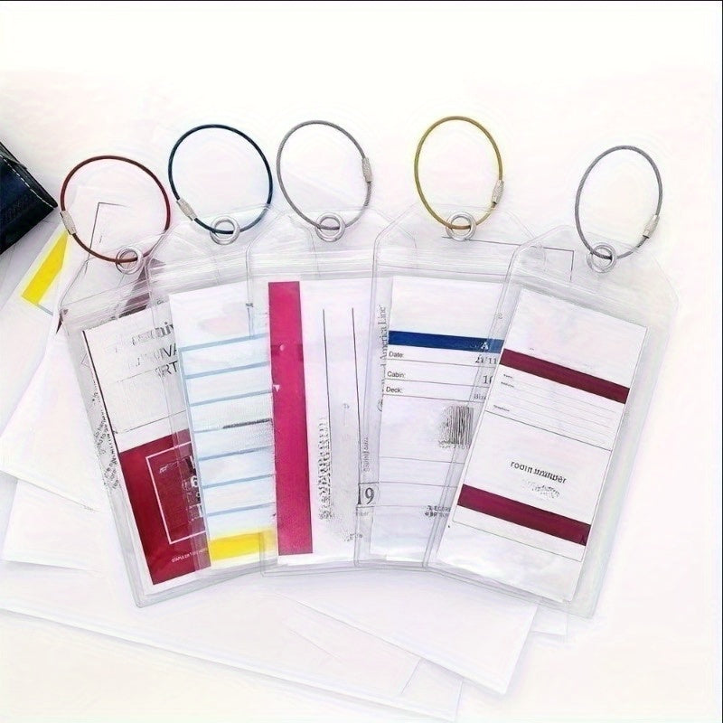 10pcs Stainless Steel Keychain Outdoor Key Holder Key Ring Cable