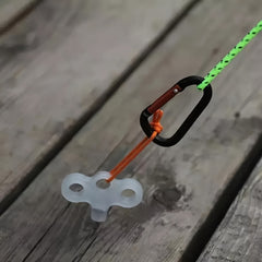 4pcs Luminous Tent Screw Nails - Outdoor Camping Hiking