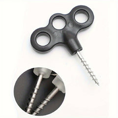4pcs Luminous Tent Screw Nails - Outdoor Camping Hiking