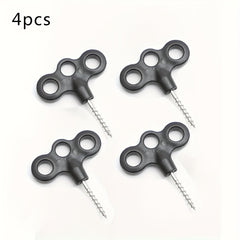 4pcs Luminous Tent Screw Nails - Outdoor Camping Hiking