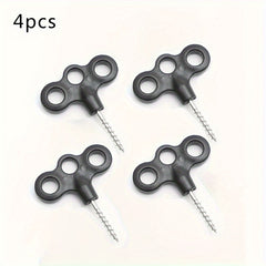 4pcs Luminous Tent Screw Nails - Outdoor Camping Hiking