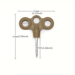 4pcs Luminous Tent Screw Nails - Outdoor Camping Hiking