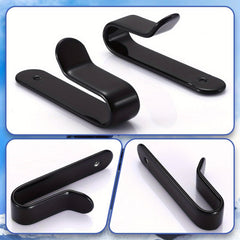 2pcs Horizontal Snowboard Clips Wall Mounted Display Rack
