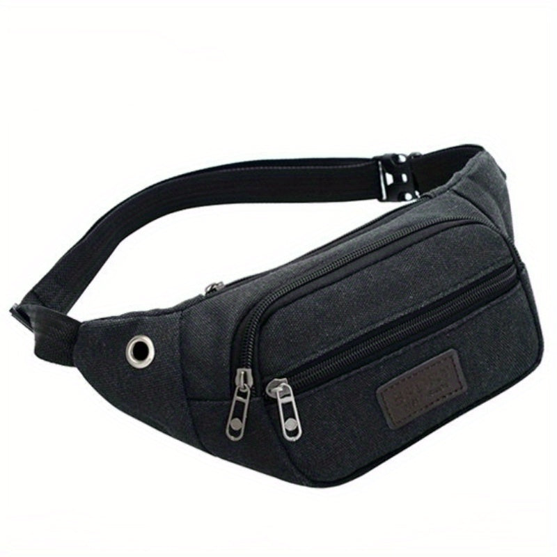 Outdoor Canvas Waist Bag for Cycling Hiking Camping