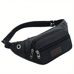 Outdoor Canvas Waist Bag for Cycling Hiking Camping