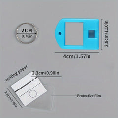 9pcs Hotel Key Tags ID Names Phone Numbers Pet Luggage Tags