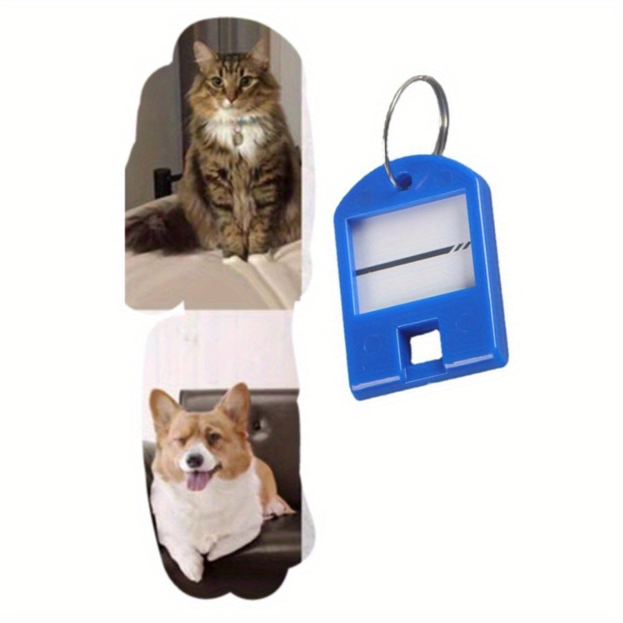 9pcs Hotel Key Tags ID Names Phone Numbers Pet Luggage Tags