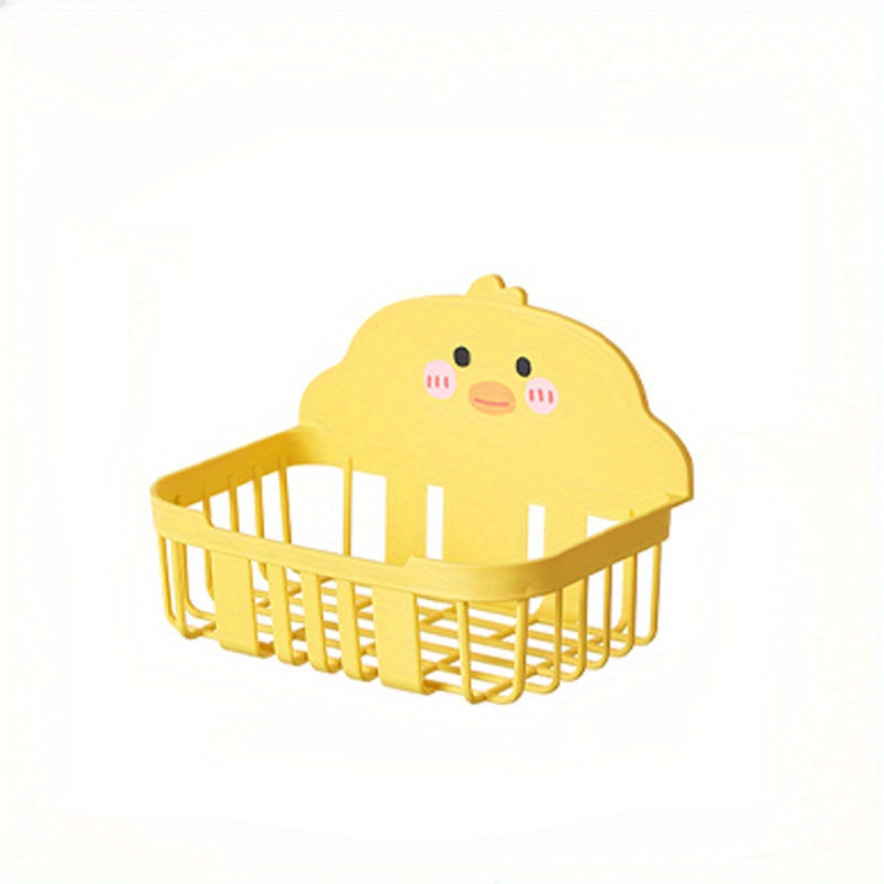 Small Yellow Duck Tissue Box Wall Mounted Storage Box