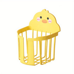 Small Yellow Duck Tissue Box Wall Mounted Storage Box