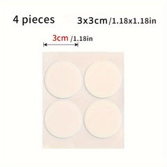 12pcs Car Ornament Transparent Round Adhesive Traceless Car Adhesive