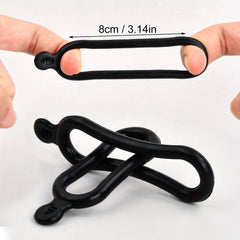 20pcs Bike Silicone Band Flashlight/Phone Holder