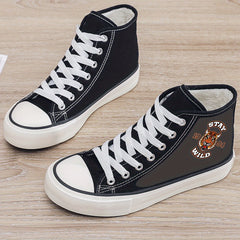 Stay Wild Plush Lined Thermal Chunky Canvas Sneakers
