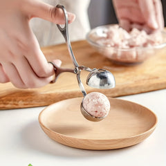 Stainless Steel Scissors Kitchen Gadgets Ice Cream Ball Clips