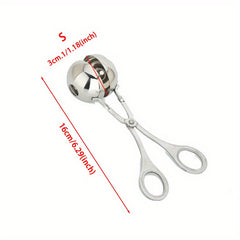 Stainless Steel Scissors Kitchen Gadgets Ice Cream Ball Clips