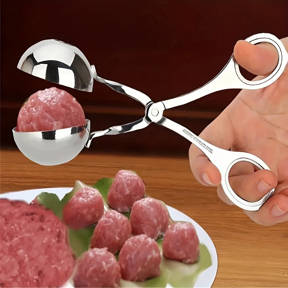 Stainless Steel Scissors Kitchen Gadgets Ice Cream Ball Clips