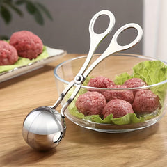 Stainless Steel Scissors Kitchen Gadgets Ice Cream Ball Clips