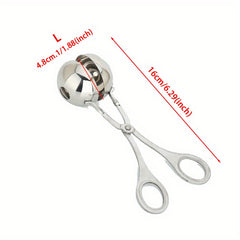 Stainless Steel Scissors Kitchen Gadgets Ice Cream Ball Clips