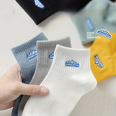 Men's Solid Liner Anklet Socks - Breathable Sweat Absorbent Outdoor Wear