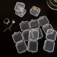30pcs Plastic Storage Boxes Transparent Containers for Small Items
