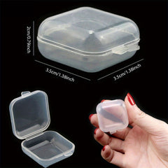 30pcs Plastic Storage Boxes Transparent Containers for Small Items