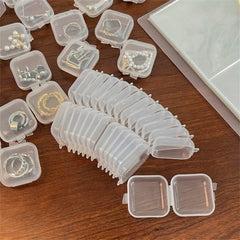 30pcs Plastic Storage Boxes Transparent Containers for Small Items