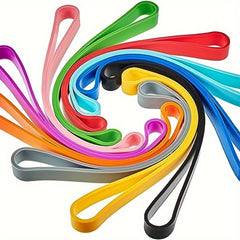 10pcs Elastic Rubber Straps w/ Large Bands for Notebook Office Outdoor Equipment