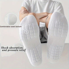 Men's Mid Crew Sport Socks Non Slip Athletic Socks for Outdoor Activities