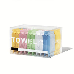 20pcs Portable Compressed Face Towels for Camping & Travel