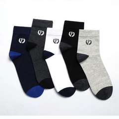 Men's Mid Crew Sport Socks - Sweat Absorbing Breathable Shoes